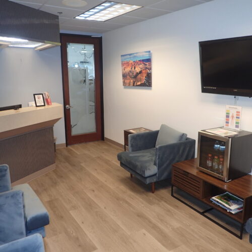 waiting area with tv