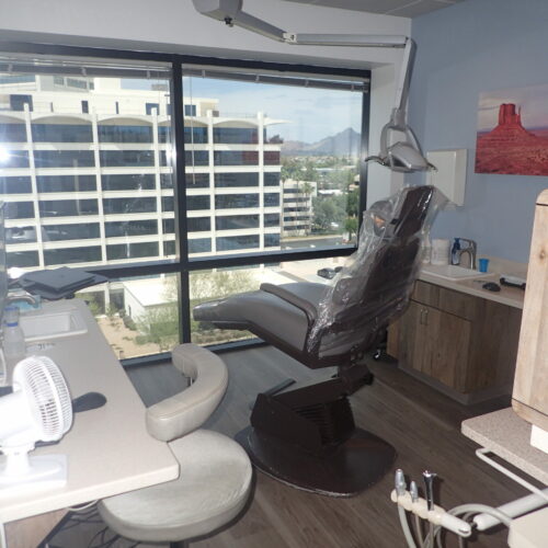dentist office with view